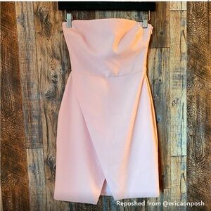 Likely Elegant Pink Strapless Dress